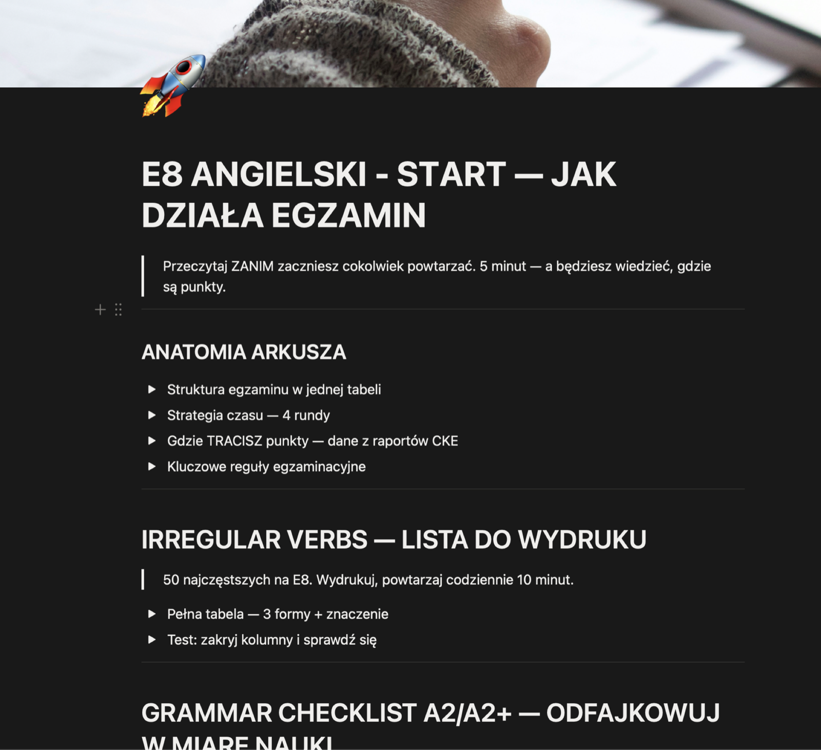 Anatomia egzaminu i strategia czasu