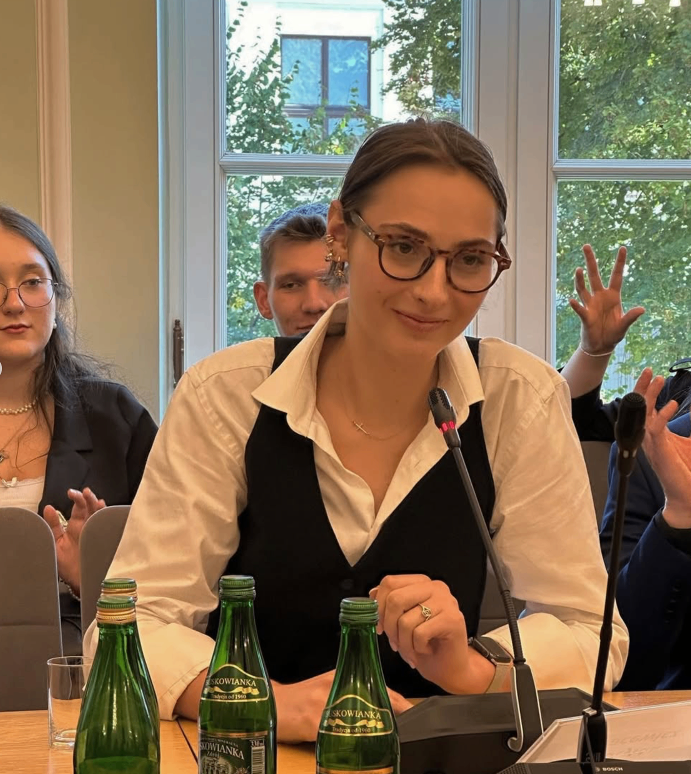Matylda podczas konferencji