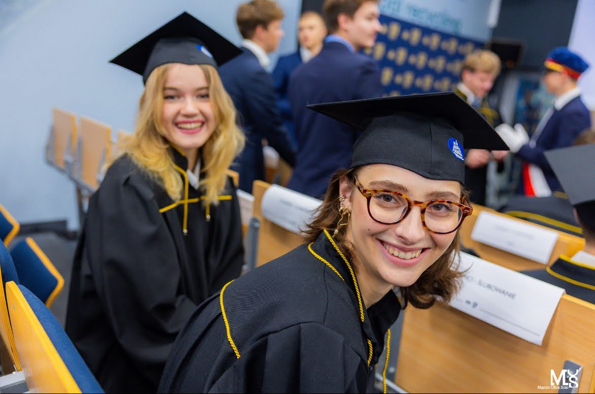 Matylda podczas graduacji