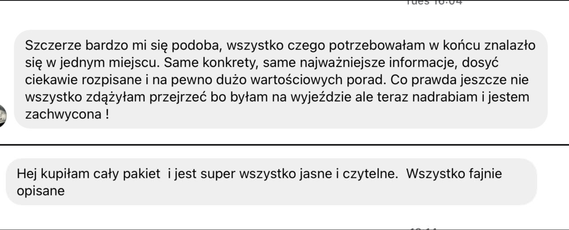 Opinia o uporządkowaniu najważniejszych informacji